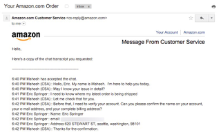 Illustration for article titled This Amazon Customer Service Story Will Freak You Out